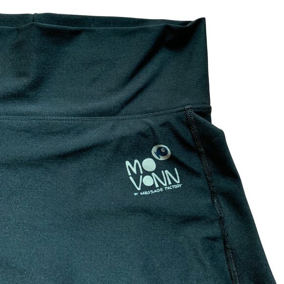 MESSAGE FACTORY - Women's High Rise Skort (skirt with inner short) black medium - Picture 2 of 6